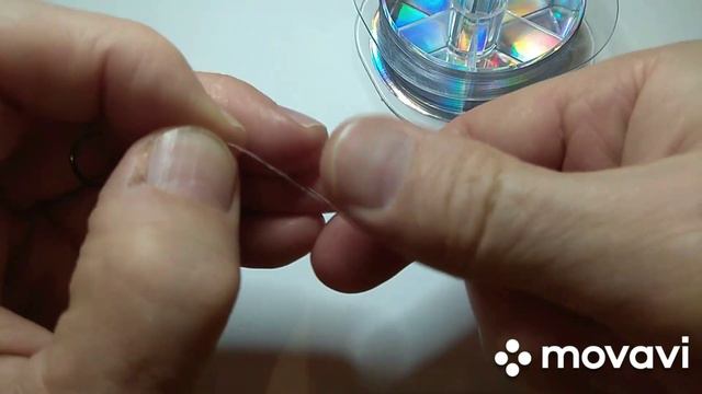 Привязываем крючек к леске/Узел клинч смотреть онлайн