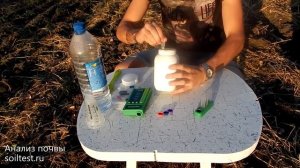 Набор для анализа почвы на содержание азота, фосфора, калия (NPK) и определения уровня кислотности