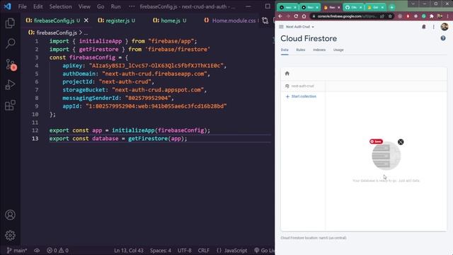 Firebase and NextJS Tutorial - Firebase Authentication and CRUD Operations with NextJS смотреть онлайн