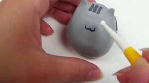 PUSHEEN tutorial! How to make Pusheen figurine