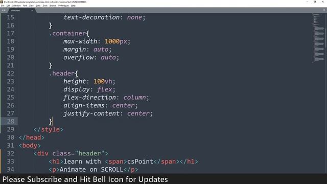 Animate Element on Scroll Javascript AOS Library | CSS Animation Tutorial | csPoint