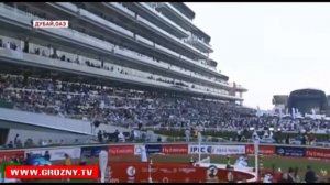 Кадыров на скачках в Дубаи