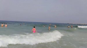 Пляж отеля Ramada. Аджман, ОАЭ. 29.11.2023. И...теплые волны Персидского залива! #пляж #beach #sea