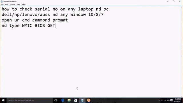 find serial number on any laptop 2017 смотреть онлайн