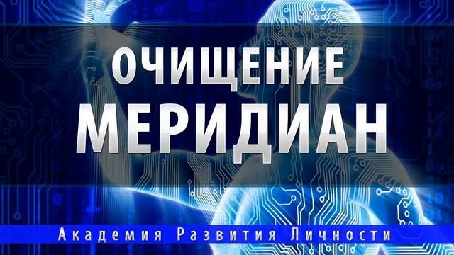 программа очищение и активация меридиональной системы