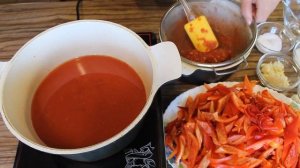 ??Лечо из перца с томатным соком на зиму.? Просто и вкусно!