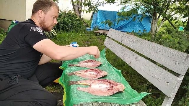 карп горячего копчения