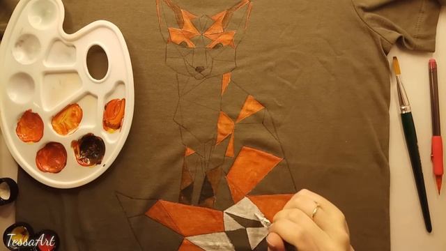 Рисуем лису на одежде (eng sub) Drawing a fox on clothes смотреть онлайн