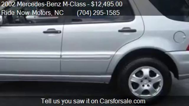 2002 Mercedes-Benz M-Class ML320 Sport Utility 4D- RIDE NOW MOTORS смотреть онлайн