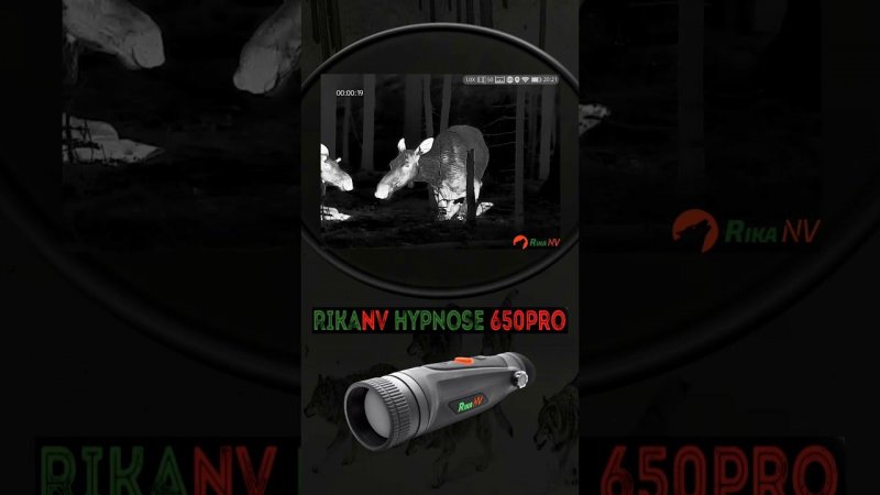 Ночная охота на лося! Тепловизионный монокуляр RikaNV Hypnose 650Pro