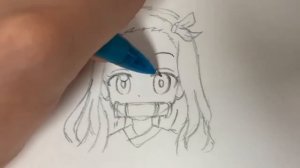 Как легко нарисовать милое аниме (Незуко)