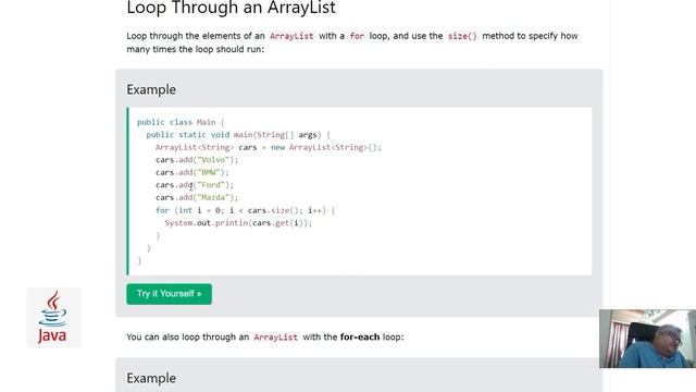 Arraylist in Java - Java tutorial - w3Schools - Chapter-41   English