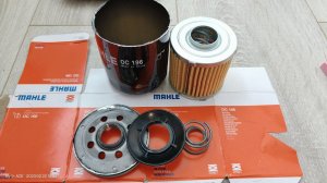 Распил масляного фильтра MAHLE OC196 (China)