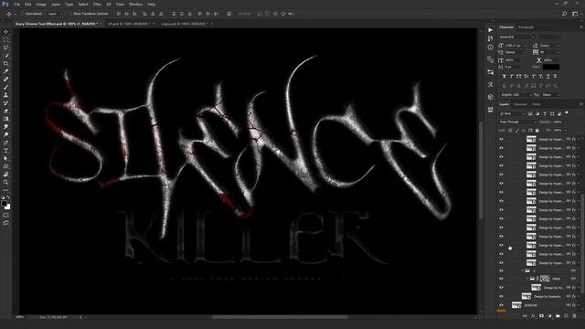 Scary Chrome Text Effect / Logo Style смотреть онлайн
