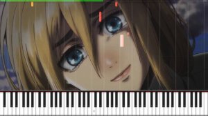 Shingeki no Kyojin Season 2 - (Ep 5 BGM) Historia Piano TUTORIAL