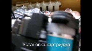 Установка картриджа HP CE278A
