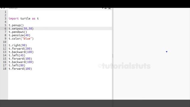 Complete Python Turtle A to Z Alphabet Letters Drawing Patterns | Tutorials Tuts