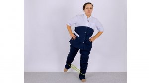 Комплекс 3. Упражнения на сопротивление с эластичными лентами в положении стоя