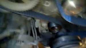 Montero Sport 3 L, , замена ремня грм без снятия шкива.