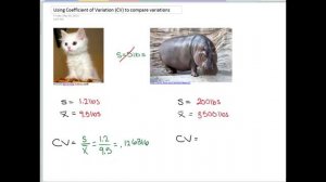 Coefficient of Variation