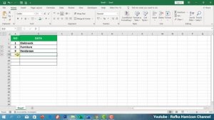 Membuat Tombol Hide di Excel