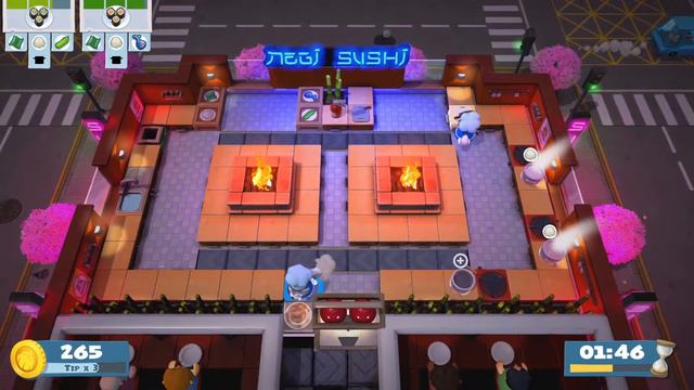 Overcooked 2 - Level 1-4 смотреть онлайн