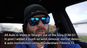 Sony ECM-G1 Microphone | Test & Review | VLOG | 4K