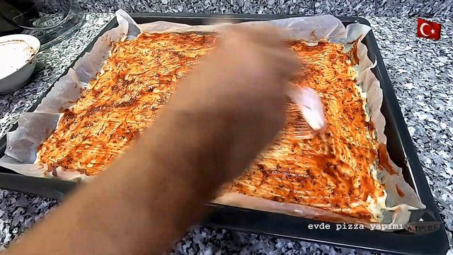 Evde Karışık Pizza Yapımı | Best Pizza Making Video | صنع بيتزا مشكلة [K.DERE]
