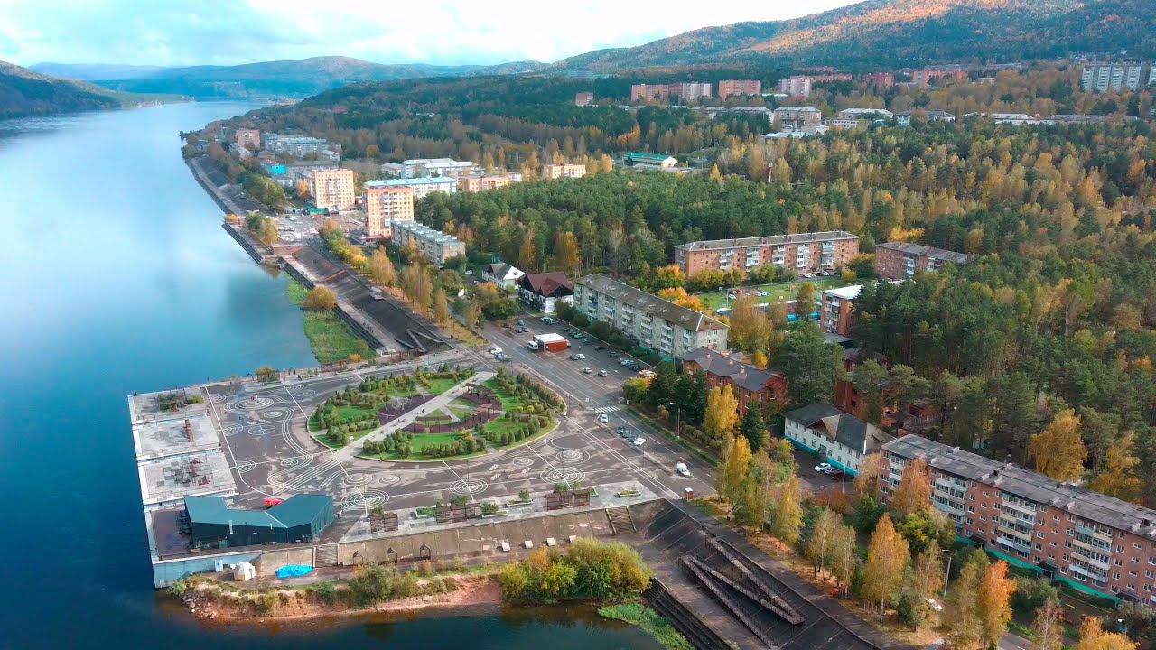 Осень в Дивногорске. Hubsan Zino pro plus смотреть онлайн