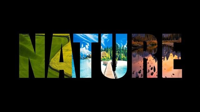 Слово Природа | The Word Nature | Fantasy | Landscape - Живые Обои