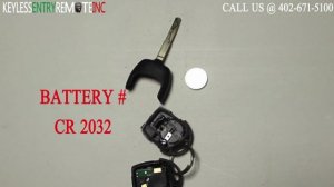 How To Replace Ford Fiesta Key Fob Battery 2011-2018 FCCID: KR55WK47899