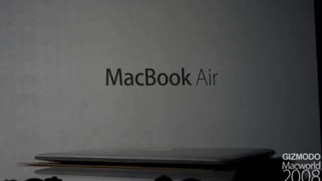 Apple's MacBook Air straight from Macworld 2008 смотреть онлайн