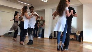 Kizomba workshop, L'ANGE NOIR & ELODIE 3 couples, Sweet afro weekend, 2017