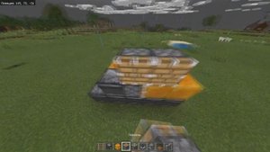 Как сделать рабочий танк в Minecraft