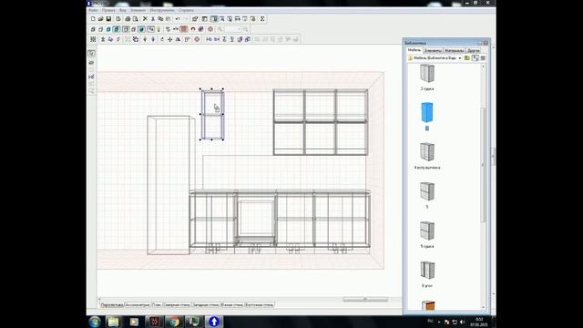 Обзор кухни с функциональным фартуком