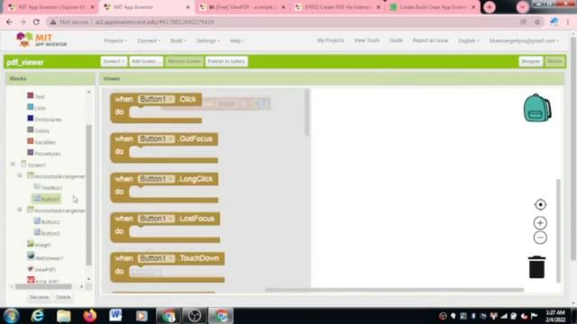 How to make a PDF Viewer App || MIT App Inventor || Extensions #Tutorial #MITAppInventor #ATLlab #0