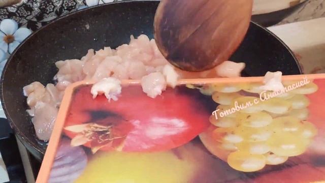 ???Обалденная и сочная домашняя шаурма из курицы с овощами! Попробуй приготовь!Быстро и вкусно!?