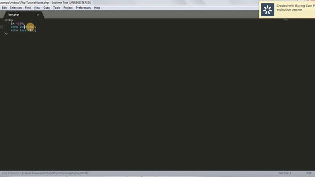 Isset and unset in PHP | PHP Tutorial | How isset and unset works ? смотреть онлайн