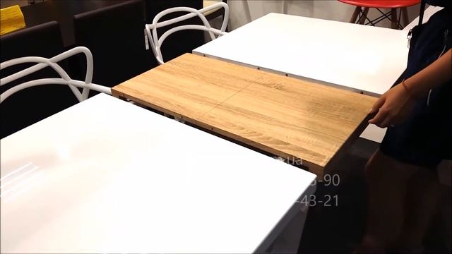 Глянцевые столы для дома и офиса. Стол раскладной AT42 смотреть онлайн