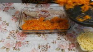 ФИЛЕ МИНТАЯ ПОД ШУБКОЙ В ДУХОВКЕ