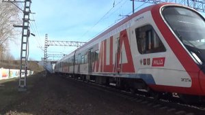 Электропоезд ЭГ2ТВ-040 Иволга сообщением Подольск - Нахабино