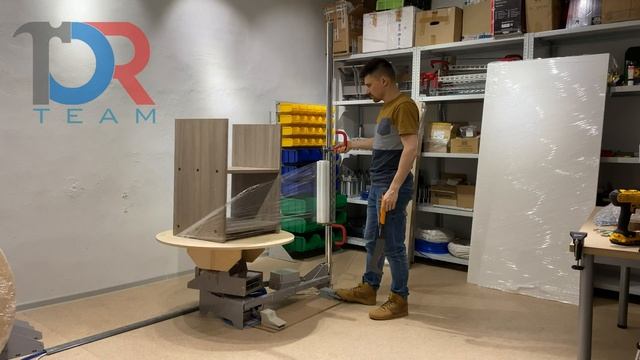 Универсальный упаковщик в стрейч пленку. Упаковка листового и объемного материала