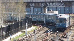 Маневровые работы, метродепо ТЧ-5 "Невское" (Рыбацкое, Санкт-Петербург)