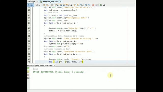 Insertion Sort in Java (Sorting) Part 3