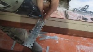 установка дверной коробки