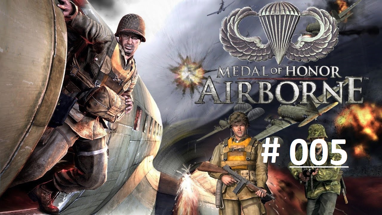 Medal of Honor: AIRBORNE. Прохождение легендарного шутера. / Миссия 5-1 "Варсити". (бм)