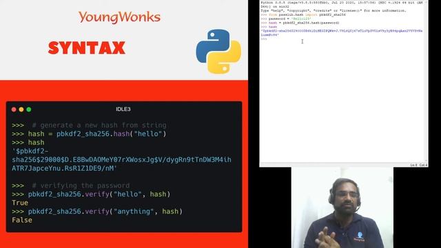 Hashing and Verification of Passwords with Python and Passlib