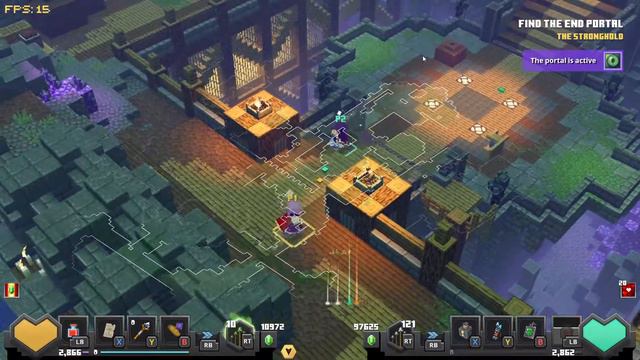 NEW STRONGHOLD LEVEL in Minecraft Dungeons смотреть онлайн