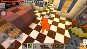 minecraft pe FNAF-1-2-3-4 and more mods in map v 1
