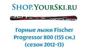 Горные лыжи Fischer Progressor 800 (сезон 2012-13)